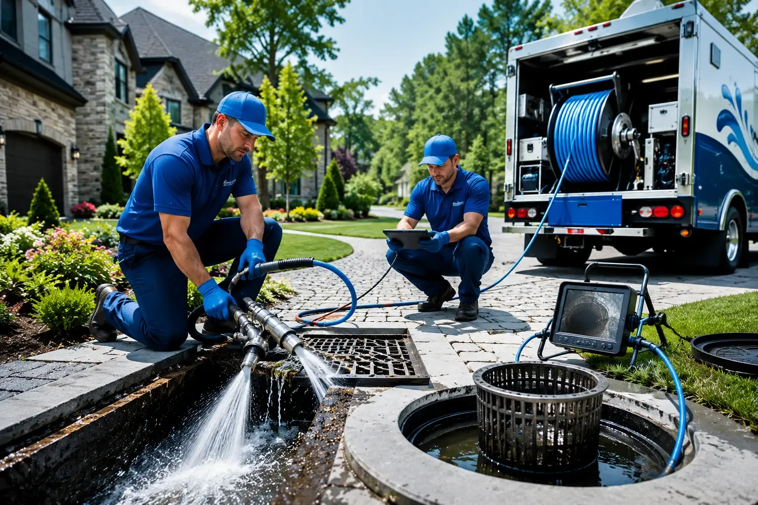 Local outdoor drain cleaning professionals in University Park, IA